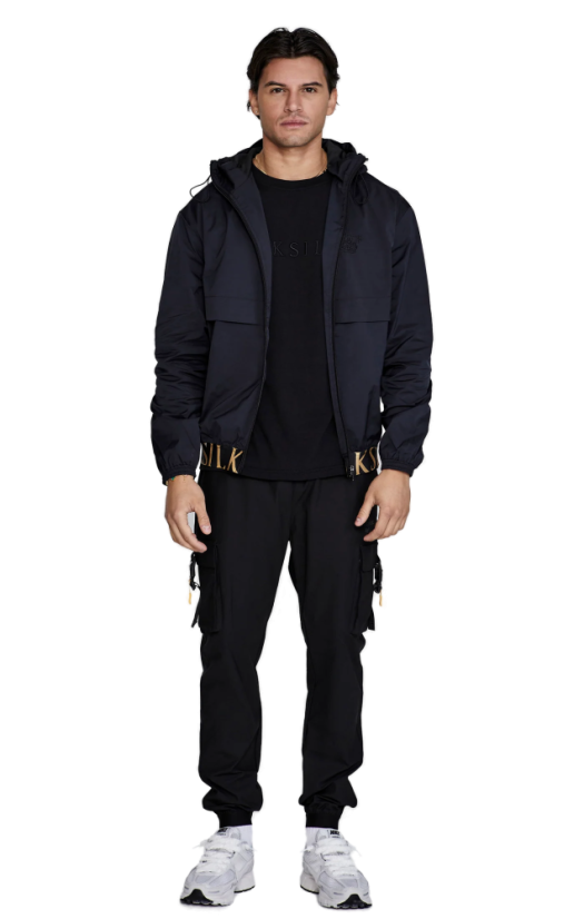 Sik Silk - Pánska Bunda Windbreaker Black - Veľkosť: M