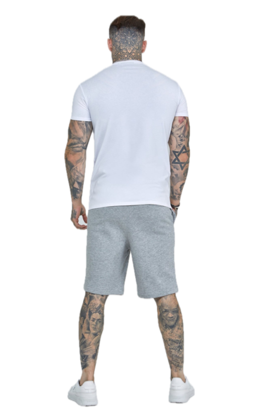 Sik Silk - Pánske Biele Tričko Essentials T-shirt - Veľkosť: XL