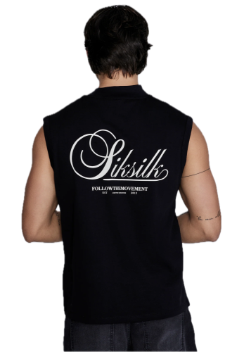 Sik Silk - Sleeveless T-Shirt Black