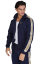Sik Silk Pánska Mikina Zips  Navy - Veľkosť: M