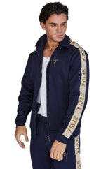 Sik Silk Pánska Mikina Zips  Navy