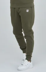 Sik Silk Pánske Khaki Tepláky Essential Cuffed