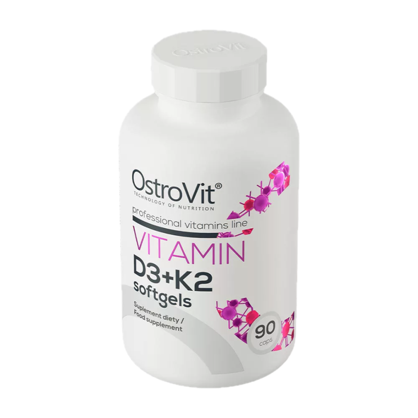 OstroVit - Vitamin D3 + K2 - 90 softgels