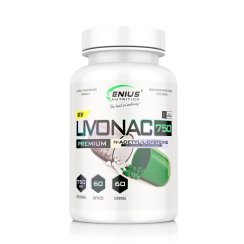 Genius – LivoNAC 750 (N-Acetyl Cysteín), 60kps