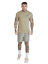 Sik Silk -  Pánske Khaki Tričko Muscle Fit
