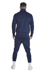 Sik Silk - Navy Essentials Poly Track Top