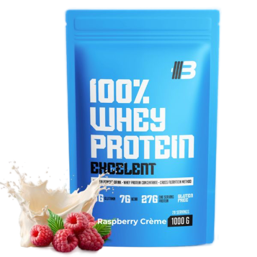 Excelent 100 % Whey Protein WPC 80 - Body Nutrition - Príchuť: Malina