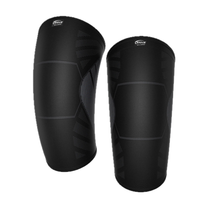 Genius - KNEE SLEEVE GG-3 Čierna - Veľkosť: XL