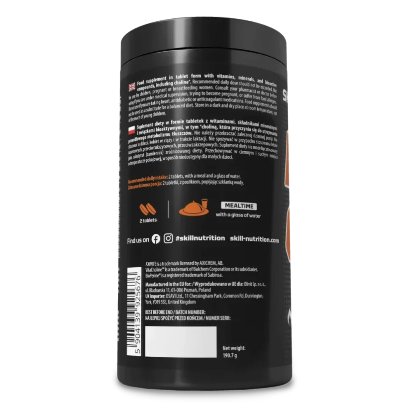 Skill Nutrition - Pro Cut 90kps - Balenie: 90kps