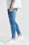 Sik Silk Pánske Modré Jeansy Mid Wash Distressed Skinny - Veľkosť: M