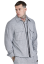 Sik Silk - Pánska Mikina Smart Overshirt Grey