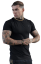 Sik Silk - MUSCLE FIT T-shirt  Black - Veľkosť: L