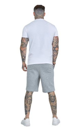 Sik Silk - Pánske Biele Tričko Essentials T-shirt