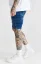 Sik Silk Pánske Tmavo Modré Kraťasy Distressed