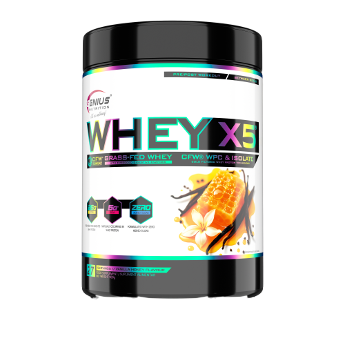 Genius – Whey X5 Protein, 900g - Príchuť: WheyX5 - Vanilka Med