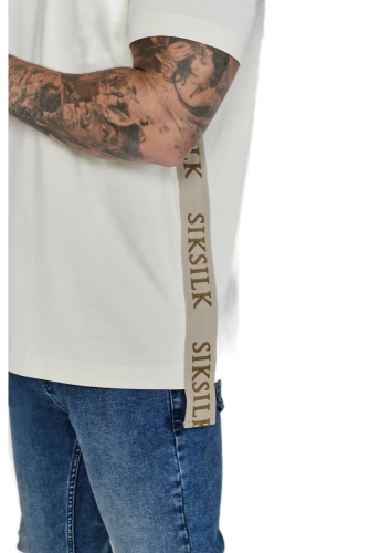Sik Silk - Pánske Tričko Graphic ecru