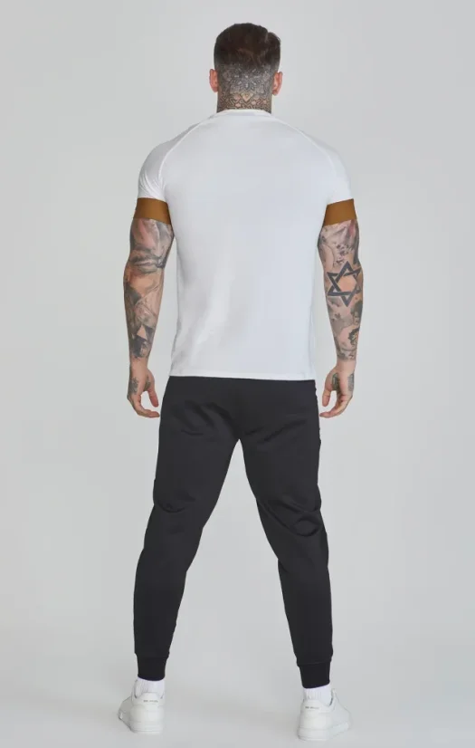 Sik Silk - Pánske Biele Tričko Tech T-Shirt - Veľkosť: L