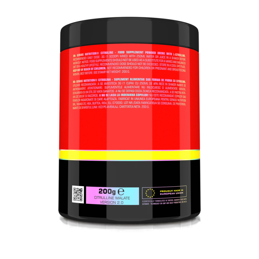 Genius - Citruline malate  200g/66 serv