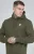 Sik Silk Pánska Mikina Khaki Essential Overhead