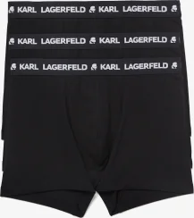 Karl Lagerfeld Boxerky 3PACK Čierne