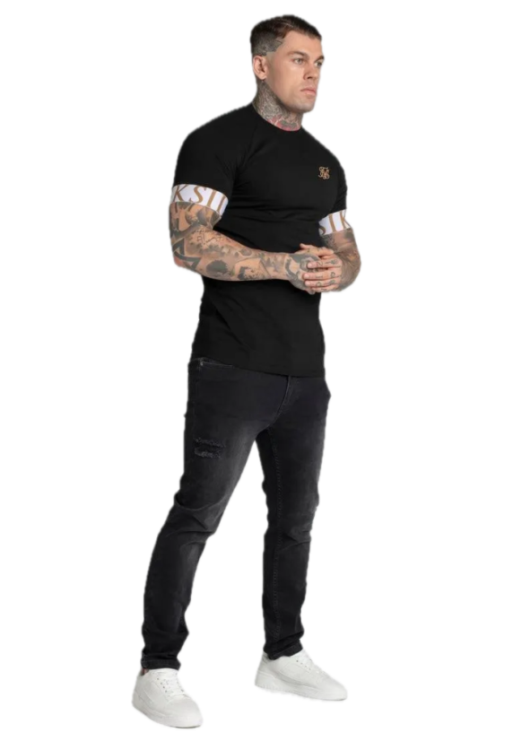 Sik Silk - Pánske Tech T-Shirt Black