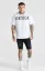 Sik Silk Pánske Čierne Kraťasy Distressed - Veľkosť: M