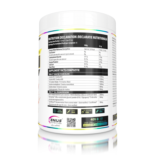Genius – Crea F7 Kreatín, 405g - Príchuť: Mango