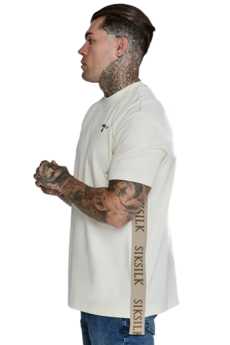 Sik Silk - Pánske Tričko Graphic ecru