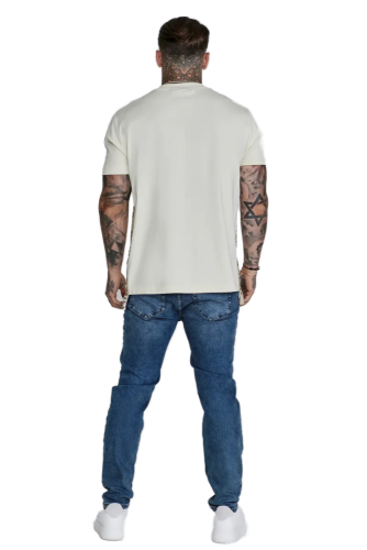 Sik Silk - Pánske Tričko Graphic ecru