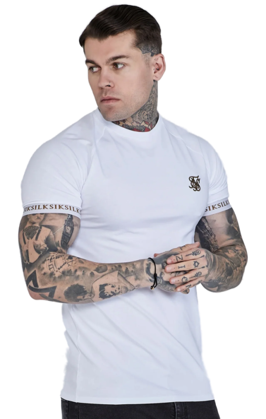 Sik Silk Pánske Biele Tričko Tech - Veľkosť: M