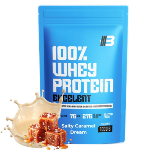 Excelent 100 % Whey Protein WPC 80 - Body Nutrition - Príchuť: Slaný karamel