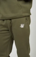 Sik Silk Pánske Khaki Tepláky Essential Cuffed