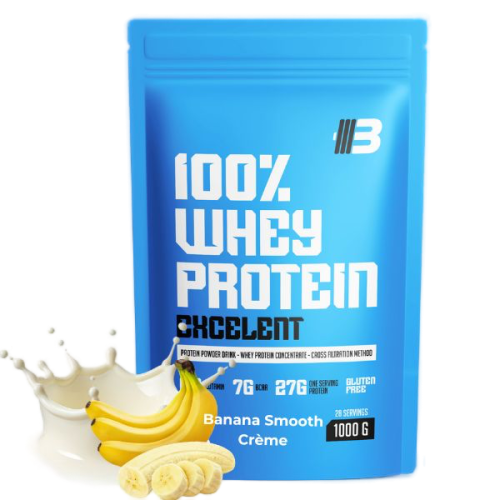 Excelent 100 % Whey Protein WPC 80 - Body Nutrition - Príchuť: Banan