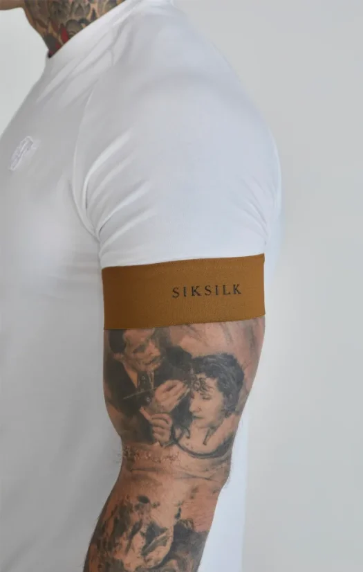 Sik Silk - Pánske Biele Tričko Tech T-Shirt - Veľkosť: L