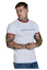 Sik Silk - Pánske Biele Tričko Ringer T-Shirt - Veľkosť: M