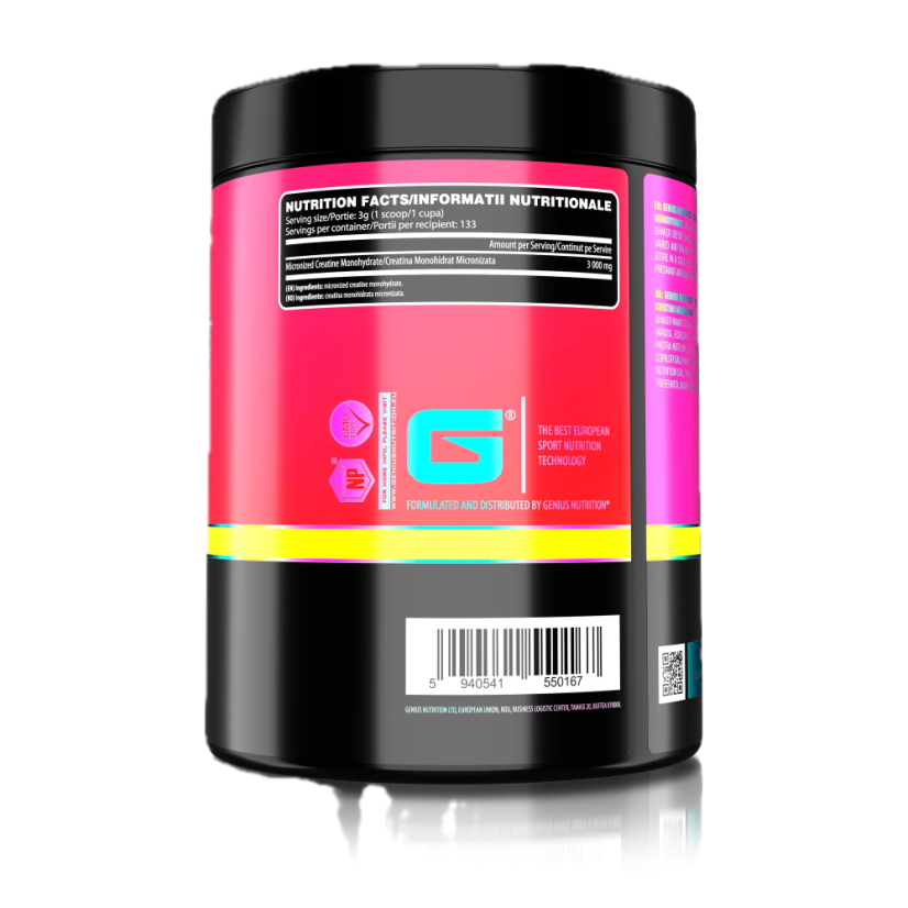 Genius - Creatine Monohydrate 400g - Balenie: 400g