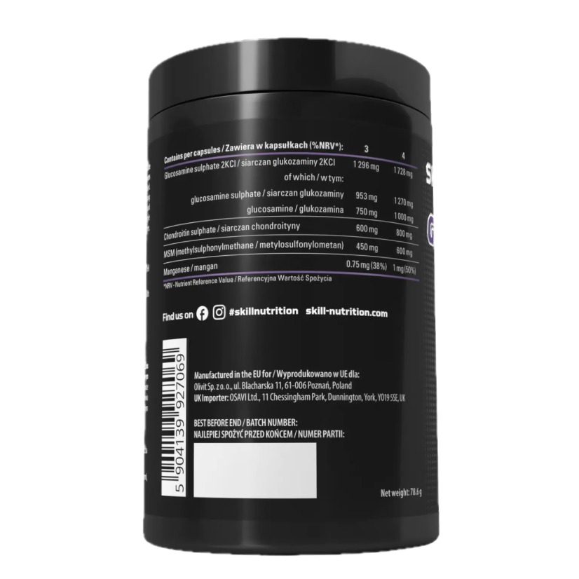 Skill Nutrition - Glucosamine Chondroitin MSM - Balenie: 90kps